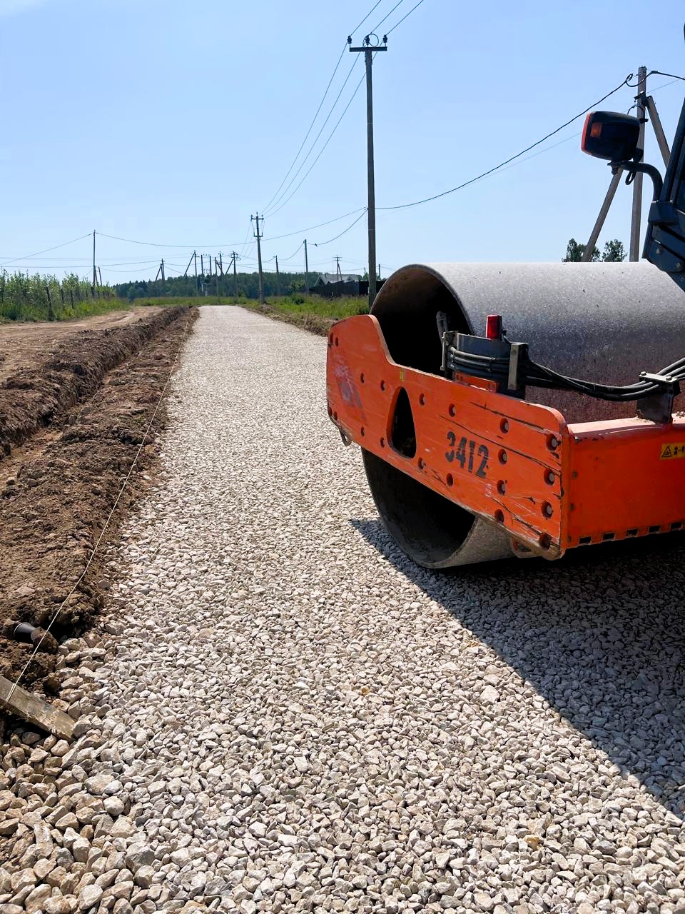Устройство дороги муниципального значения