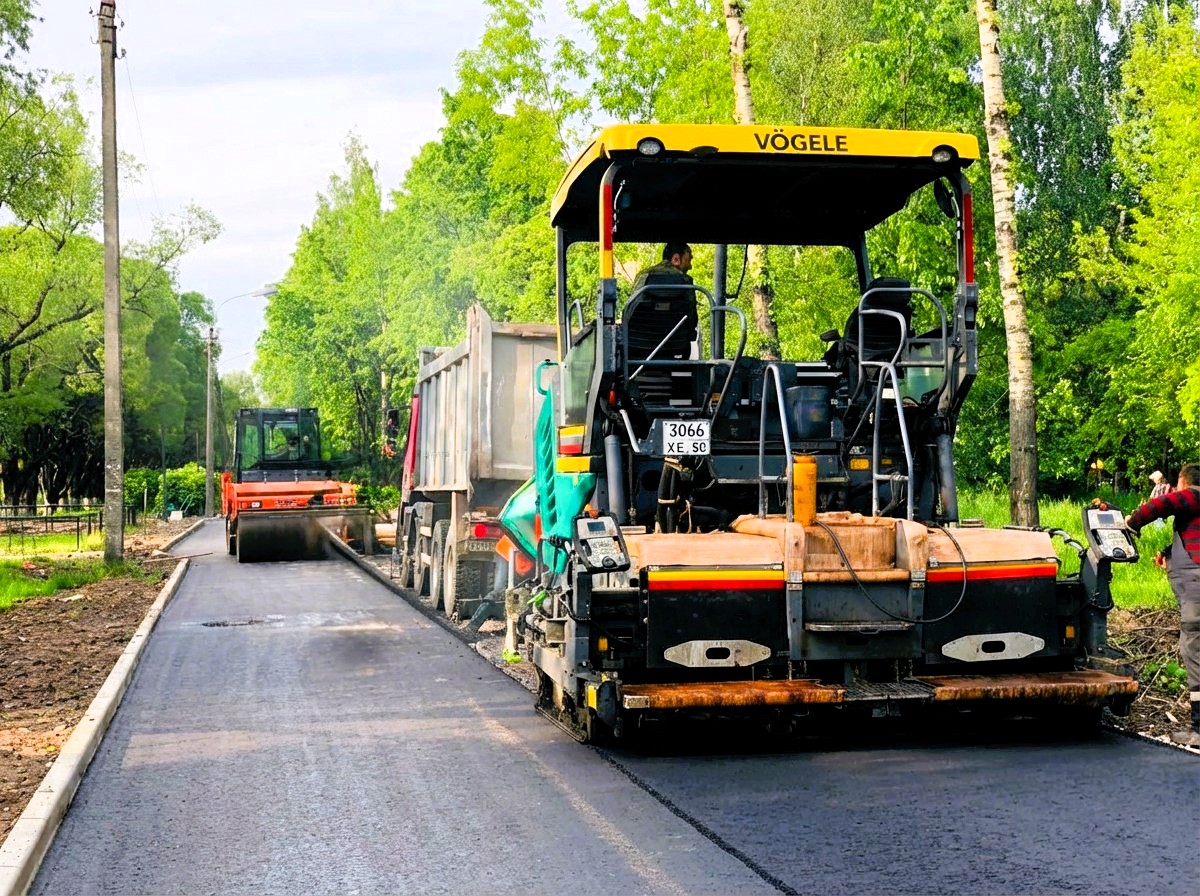 Ремонт дороги к индустриально-складскому парку